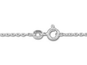 Silver-Filled 925/10 16-Inch Round Cable Chain Necklace Silver-Filled 925/10 16-Inch Round Cable Chain Necklace