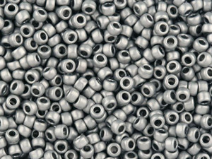 TOHO Bead Round 8/0 Matte Pewter, 2.5-Inch Tube TOHO Bead Round 8/0 Matte Pewter, 2.5-Inch Tube