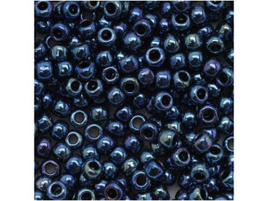 TOHO Bead Round 8/0 Metallic Dark Navy Iris, 2.5-Inch Tube TOHO Bead Round 8/0 Metallic Dark Navy Iris, 2.5-Inch Tube