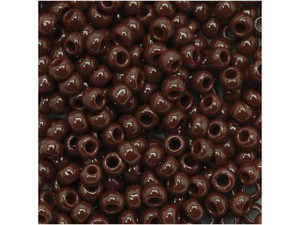 TOHO Bead Round 8/0 Opaque Red Brown 2.5-Inch Tube TOHO Bead Round 8/0 Opaque Red Brown 2.5-Inch Tube