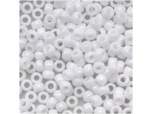 TOHO Bead Round 8/0 Opaque White, 2.5-Inch Tube