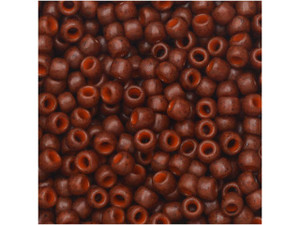 TOHO Bead Round 8/0 Semi-Glazed Burnt Orange, 2.5-Inch Tube TOHO Bead Round 8/0 Semi-Glazed Burnt Orange, 2.5-Inch Tube