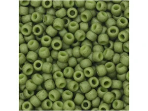 TOHO Bead Round 8/0 Semi-Glazed Honeydew 2.5-Inch Tube