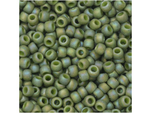 TOHO Bead Round 8/0 Semi-Glazed Honeydew AB 2.5-Inch Tube TOHO Bead Round 8/0 Semi-Glazed Honeydew AB 2.5-Inch Tube