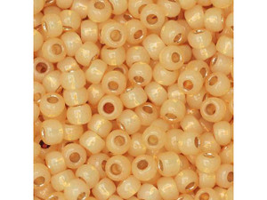 TOHO Bead Round 8/0 Silver-Lined Milky Light Topaz PermaFinish 2.5-Inch Tube TOHO Bead Round 8/0 Silver-Lined Milky Light Topaz PermaFinish 2.5-Inch Tube