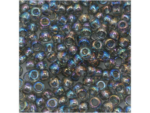 TOHO Bead Round 8/0 Trans-Rainbow Black Diamond AB, 2.5-Inch Tube TOHO Bead Round 8/0 Trans-Rainbow Black Diamond AB, 2.5-Inch Tube