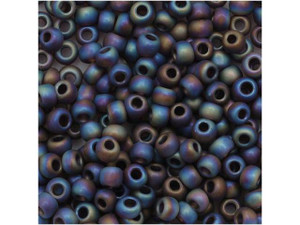 TOHO Bead Round 8/0 Trans-Rainbow-Frosted Plum, 2.5-Inch Tube TOHO Bead Round 8/0 Trans-Rainbow-Frosted Plum, 2.5-Inch Tube