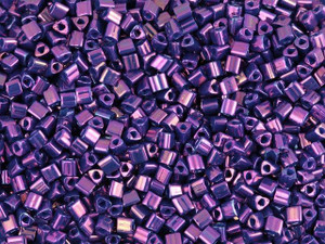 TOHO Bead Triangle 11/0 Higher-Metallic Royal Purple 2.5-Inch Tube TOHO Bead Triangle 11/0 Higher-Metallic Royal Purple 2.5-Inch Tube