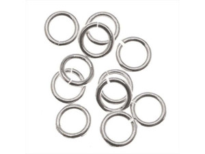 Silver-Filled 925/10 6mm Open Jump Ring, 20 Gauge