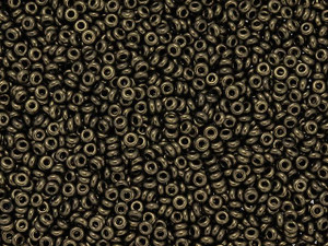 TOHO Demi Round Bead 11/0 Hybrid Metallic Suede Gold 2.5-Inch Tube TOHO Demi Round Bead 11/0 Hybrid Metallic Suede Gold 2.5-Inch Tube