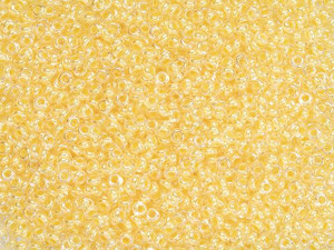 TOHO Demi Round Bead 11/0 Inside-Color Crystal/Custard Lined 2.5-Inch Tube TOHO Demi Round Bead 11/0 Inside-Color Crystal/Custard Lined 2.5-Inch Tube