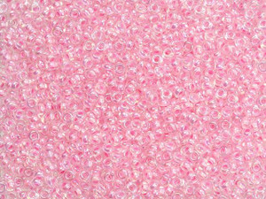 TOHO Demi Round Bead 11/0 Inside-Color Rainbow Crystal/Bubble Gum-Lined 2.5-Inch Tube TOHO Demi Round Bead 11/0 Inside-Color Rainbow Crystal/Bubble Gum-Lined 2.5-Inch Tube