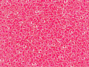 TOHO Demi Round Bead 11/0 Luminous Neon Pink 2.5-Inch Tube TOHO Demi Round Bead 11/0 Luminous Neon Pink 2.5-Inch Tube
