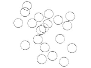 Silver-Filled 925/10 5mm Open Jump Ring, 21 Gauge- Min Purchase Qty 10