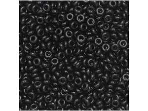 TOHO Demi Round Bead 11/0 Opaque Jet approx. 7.8g Tube TOHO Demi Round Bead 11/0 Opaque Jet approx. 7.8g Tube