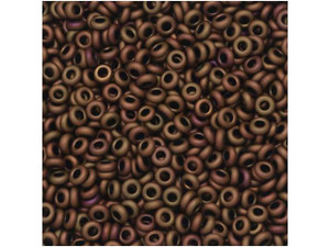 TOHO Demi Round Bead 11/0 Opaque-Pastel-Frosted Mudbrick approx. 7.8g Tube TOHO Demi Round Bead 11/0 Opaque-Pastel-Frosted Mudbrick approx. 7.8g Tube