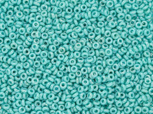 TOHO Demi Round Bead 11/0 Opaque-Rainbow Turquoise 2.5-Inch Tube TOHO Demi Round Bead 11/0 Opaque-Rainbow Turquoise 2.5-Inch Tube