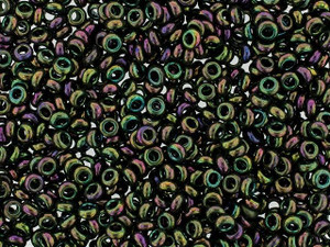 TOHO Demi Round Bead 6/0 Higher-Metallic Iris Purple/Green 2.5-Inch Tube TOHO Demi Round Bead 6/0 Higher-Metallic Iris Purple/Green 2.5-Inch Tube