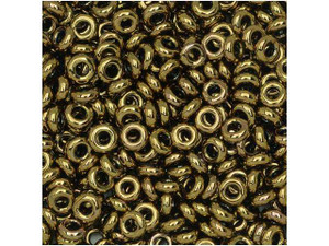 TOHO Demi Round Bead 8/0 Antique Bronze approx. 7.4g Tube TOHO Demi Round Bead 8/0 Antique Bronze approx. 7.4g Tube