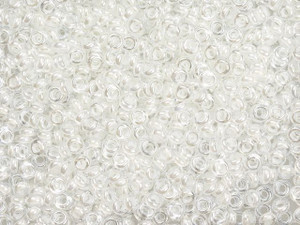 TOHO Demi Round Bead 8/0 Inside-Color Crystal/Snow-Lined 2.5-Inch Tube TOHO Demi Round Bead 8/0 Inside-Color Crystal/Snow-Lined 2.5-Inch Tube