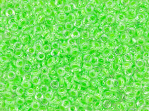 TOHO Demi Round Bead 8/0 Luminous Neon Green 2.5-Inch Tube TOHO Demi Round Bead 8/0 Luminous Neon Green 2.5-Inch Tube