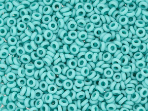TOHO Demi Round Bead 8/0 Opaque-Frosted Turquoise 2.5-Inch Tube TOHO Demi Round Bead 8/0 Opaque-Frosted Turquoise 2.5-Inch Tube