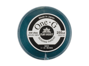 TOHO One-G Beading Thread Deep Green 250 Yard Spool TOHO One-G Beading Thread Deep Green 250 Yard Spool