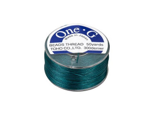 The Beadsmith 100% Silk Beading Thread, Size F, 1 Spool, Royal