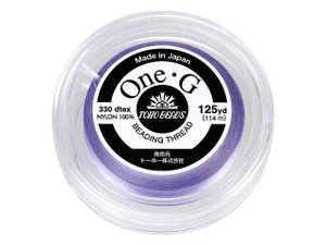 TOHO One-G Beading Thread Light Lavender 125 Yard Spool TOHO One-G Beading Thread Light Lavender 125 Yard Spool