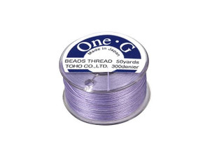 TOHO One-G Beading Thread Light Lavender 50-Yard Spool TOHO One-G Beading Thread Light Lavender 50-Yard Spool