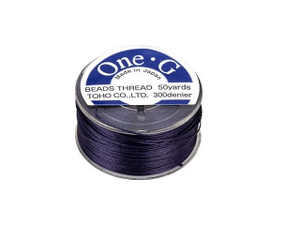 61-003 One-G TOHO Nylon Beading Thread, 50 yards, Light Gray - Rings &  Things