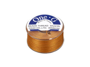 TOHO One-G Beading Thread Orange 50-Yard Spool TOHO One-G Beading Thread Orange 50-Yard Spool