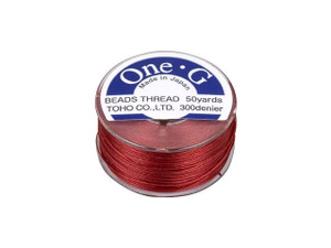 61-003 One-G TOHO Nylon Beading Thread, 50 yards, Light Gray - Rings &  Things