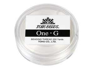 Toho One-G Nylon Beading Thread, Mint Green (50 Yard Spool) — Beadaholique