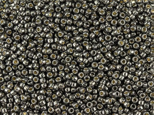 TOHO Round Bead 11/0 PermaFinish Galvanized Cool Gray 2.5-Inch Tube TOHO Round Bead 11/0 PermaFinish Galvanized Cool Gray 2.5-Inch Tube