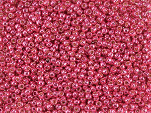 TOHO Round Bead 11/0 PermaFinish Galvanized Orchid 2.5-Inch Tube
