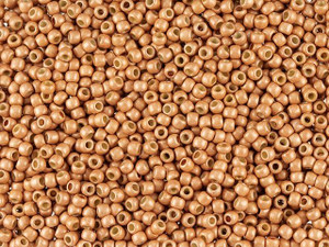 TOHO Round Bead 11/0 PermaFinish Matte Galvanized Rose Gold 2.5-Inch Tube TOHO Round Bead 11/0 PermaFinish Matte Galvanized Rose Gold 2.5-Inch Tube