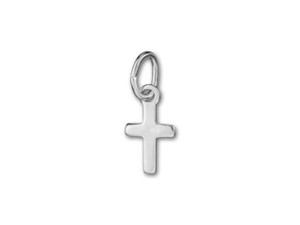 Cross Charm, Silver Cross Pendant, Fancy Crucifix, Rosary Findings - 4 –  Paper Dog Supply Co