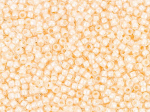 TOHO Takumi Large-Hole Round 11/0 Bead - Light Jonquil-Lined Crystal 2.5-Inch Tube TOHO Takumi Large-Hole Round 11/0 Bead - Light Jonquil-Lined Crystal 2.5-Inch Tube