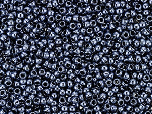 TOHO Takumi Large-Hole Round 11/0 Bead - Metallic Hematite, 2.5-Inch Tube TOHO Takumi Large-Hole Round 11/0 Bead - Metallic Hematite, 2.5-Inch Tube