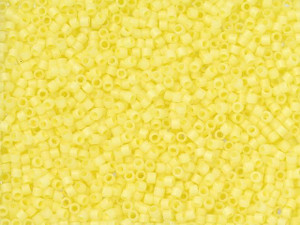 TOHO Treasure 11/0 Ceylon Frosted Banana Creme Seed Bead 2.5-Inch Tube TOHO Treasure 11/0 Ceylon Frosted Banana Creme Seed Bead 2.5-Inch Tube