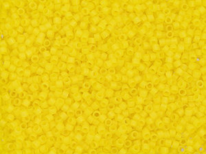 TOHO Treasure 11/0 Ceylon Frosted Lemon Chiffon Seed Bead 2.5-Inch Tube TOHO Treasure 11/0 Ceylon Frosted Lemon Chiffon Seed Bead 2.5-Inch Tube