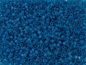 TOHO Treasure 11/0 Frosted Capri-Lined Aqua Seed Bead 2.5-Inch Tube TOHO Treasure 11/0 Frosted Capri-Lined Aqua Seed Bead 2.5-Inch Tube