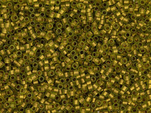 TOHO Treasure 11/0 Frosted Gold-Lined Clover Rainbow Seed Bead 2.5-Inch Tube TOHO Treasure 11/0 Frosted Gold-Lined Clover Rainbow Seed Bead 2.5-Inch Tube