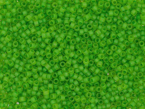 TOHO Treasure 11/0 Frosted Shamrock-Lined Jonquil Seed Bead 2.5-Inch Tube TOHO Treasure 11/0 Frosted Shamrock-Lined Jonquil Seed Bead 2.5-Inch Tube