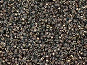 TOHO Treasure 11/0 Gilded Marble Turquoise Seed Bead 2.5-Inch Tube TOHO Treasure 11/0 Gilded Marble Turquoise Seed Bead 2.5-Inch Tube