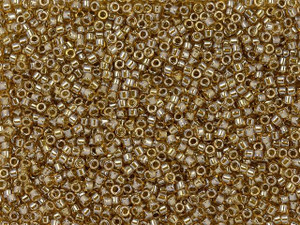 TOHO Treasure 11/0 Gold-Lined Champagne Seed Bead 2.5-Inch Tube TOHO Treasure 11/0 Gold-Lined Champagne Seed Bead 2.5-Inch Tube