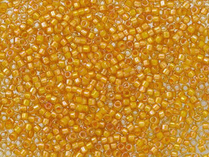TOHO Treasure 11/0 Inside-Color Jonquil/Burnt Orange-Lined Seed Bead 2.5-Inch Tube TOHO Treasure 11/0 Inside-Color Jonquil/Burnt Orange-Lined Seed Bead 2.5-Inch Tube