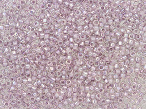 TOHO Treasure 11/0 Inside-Color Rainbow Crystal/Pale Lavender-Lined Seed Bead 2.5-Inch Tube TOHO Treasure 11/0 Inside-Color Rainbow Crystal/Pale Lavender-Lined Seed Bead 2.5-Inch Tube