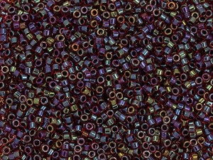 TOHO Treasure 11/0 Jet-Lined Siam Rainbow Seed Bead 2.5-Inch Tube TOHO Treasure 11/0 Jet-Lined Siam Rainbow Seed Bead 2.5-Inch Tube